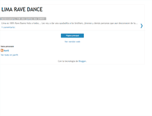 Tablet Screenshot of limadance.blogspot.com