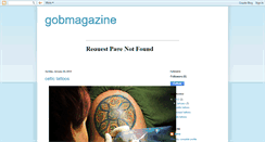 Desktop Screenshot of gobmagazine.blogspot.com