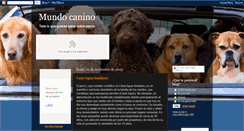 Desktop Screenshot of caninomundo.blogspot.com