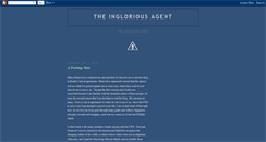 Desktop Screenshot of ingloriousagent.blogspot.com