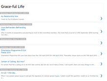 Tablet Screenshot of graceful-life.blogspot.com