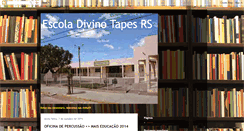 Desktop Screenshot of escoladivino.blogspot.com