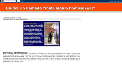 Desktop Screenshot of matrimonio-homosexual.blogspot.com