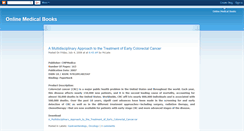 Desktop Screenshot of onlinemedicalbooks.blogspot.com