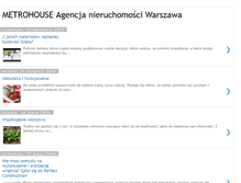 Tablet Screenshot of metrohouse-agencja.blogspot.com