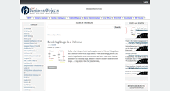 Desktop Screenshot of businessobjectsforum.blogspot.com