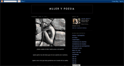 Desktop Screenshot of mujerpoesia.blogspot.com
