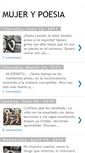 Mobile Screenshot of mujerpoesia.blogspot.com