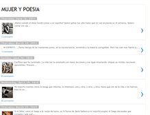 Tablet Screenshot of mujerpoesia.blogspot.com