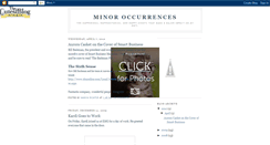 Desktop Screenshot of minoroccurances.blogspot.com