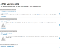 Tablet Screenshot of minoroccurances.blogspot.com