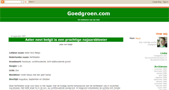 Desktop Screenshot of goedgroen.blogspot.com