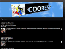 Tablet Screenshot of coorespjogosregionais.blogspot.com