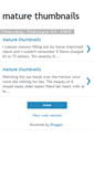 Mobile Screenshot of mature-thumbnails.blogspot.com