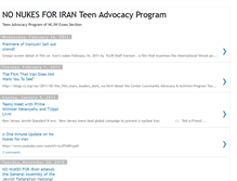 Tablet Screenshot of nonukesforiran.blogspot.com