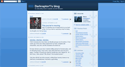 Desktop Screenshot of darkraptor1.blogspot.com