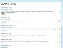 Tablet Screenshot of glamandtonic.blogspot.com