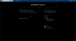 Desktop Screenshot of boombaradio.blogspot.com