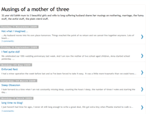 Tablet Screenshot of musingsofamotherof3.blogspot.com