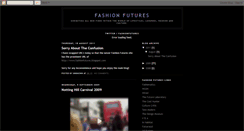 Desktop Screenshot of fashionfutures2.blogspot.com