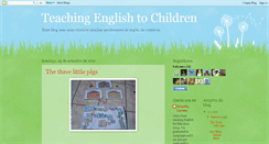 Desktop Screenshot of childrenloveenglish.blogspot.com