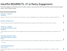 Tablet Screenshot of galatearesurrection7.blogspot.com