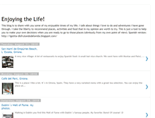 Tablet Screenshot of enjoying-the-life.blogspot.com