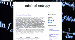 Desktop Screenshot of minimalentropy.blogspot.com