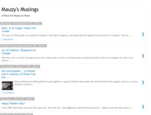 Tablet Screenshot of mauzysmusings.blogspot.com