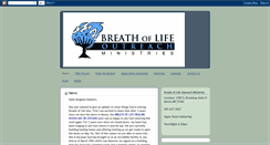 Desktop Screenshot of breathoflifeoutreach.blogspot.com