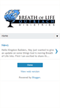 Mobile Screenshot of breathoflifeoutreach.blogspot.com