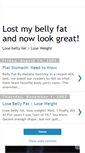 Mobile Screenshot of nomorebellyfat.blogspot.com