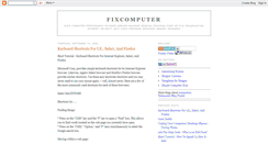 Desktop Screenshot of fixcomputer.blogspot.com