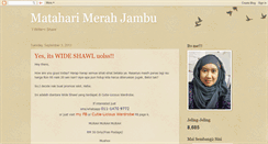 Desktop Screenshot of mataharimerahjambu.blogspot.com