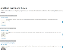 Tablet Screenshot of abilliontastesandtunes.blogspot.com