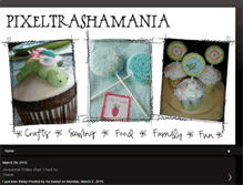 Tablet Screenshot of pixeltrashamania.blogspot.com