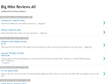 Tablet Screenshot of bigmikesreviews.blogspot.com
