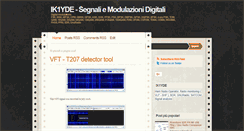 Desktop Screenshot of ik1yde-segnaliemodulazionidigitali.blogspot.com