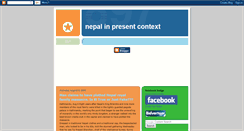 Desktop Screenshot of nepalpresent.blogspot.com
