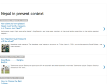 Tablet Screenshot of nepalpresent.blogspot.com