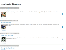 Tablet Screenshot of inevitabledisasters.blogspot.com