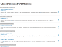 Tablet Screenshot of collaborationandorganisations.blogspot.com