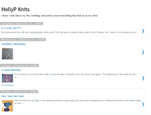 Tablet Screenshot of hollypknits.blogspot.com