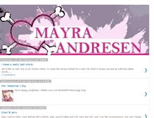 Tablet Screenshot of mayra-andresen.blogspot.com