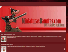 Tablet Screenshot of miniaturasramirez.blogspot.com