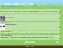 Tablet Screenshot of portugal-ireland.blogspot.com