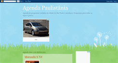 Desktop Screenshot of agendapaulistania.blogspot.com