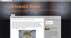 Desktop Screenshot of griswoldstore.blogspot.com