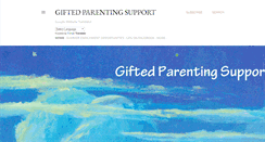 Desktop Screenshot of giftedparentingsupport.blogspot.com