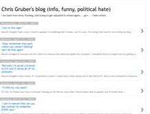 Tablet Screenshot of chrisgruber.blogspot.com
